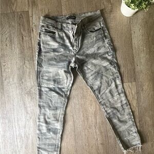 Express Gray Camouflage Pants